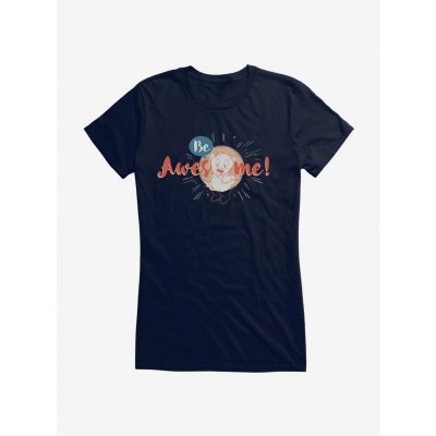 Looney Tunes Porky Pig Girls Lightweight Cotton Tee