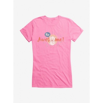 Looney Tunes Porky Pig Girls Lightweight Cotton Tee